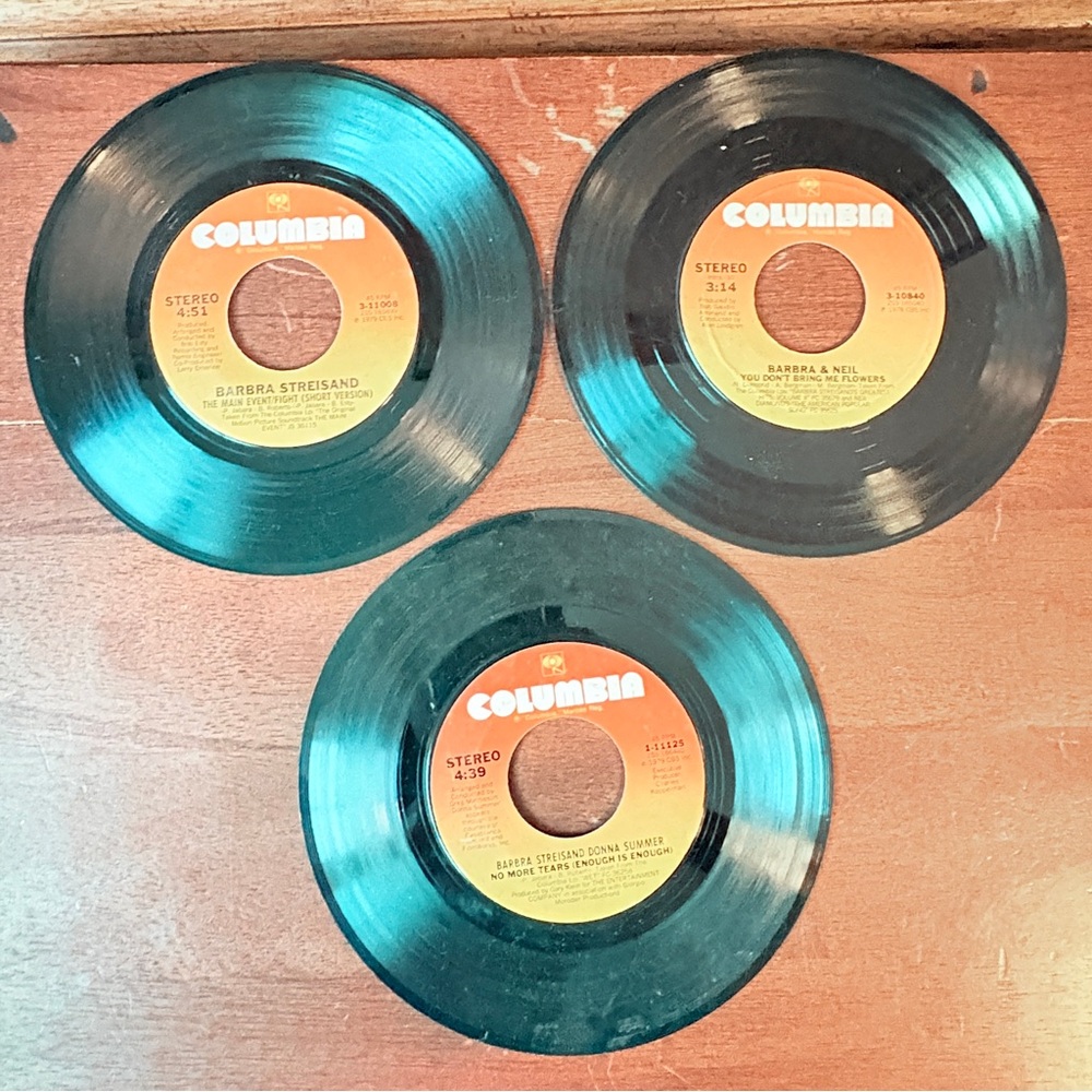 Barbara Streisand Columbia Classic Vinyl Records Set of 3